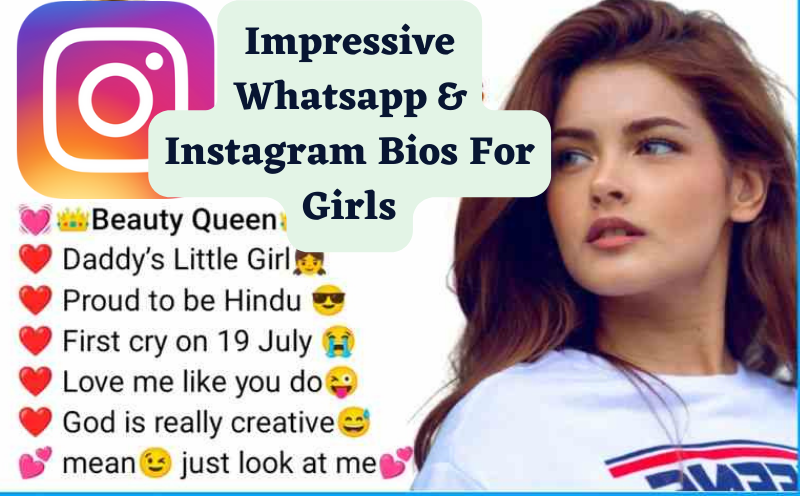 20+ Amazing Bio Caption for WhatsApp and Instagram for Modern Girls