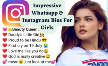 20+ Amazing Bio Caption for WhatsApp and Instagram for Modern Girls ...